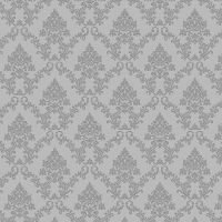 Обои Prima Italiana Arte Bella Винил на флизелине (1,06*10) Серый, Дамаск арт-80304 — фото 1, Обои для стен