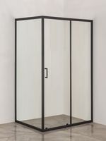 Боковая стенка Orange 90 профиль Черный стекло прозрачное арт-E03-090tb — фото 2, Боковые стенки