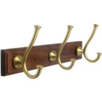 Вешалка для полотенец Bronze de Luxe Forest Орех Золото матовое арт-10708G — фото 1, Крючки для полотенец