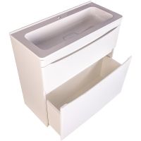 Товар: Тумба под раковину Style Line Бергамо мини 90 Люкс Plus Белая антискрейч арт-СС-00002361 - фото 3 Тумба под раковину Style Line Бергамо мини 90 Люкс Plus Белая антискрейч арт-СС-00002361 — фото 3, Тумбы под раковину