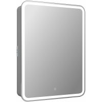 Зеркальный шкаф Reflection Circle 550х800 R с подсветкой Белый матовый арт-RF2106SR — фото 1, Зеркальные шкафы в ванную