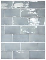 Керамическая плитка Equipe Manacor Blue Луна настенная 7,5х15 см арт-26901 — фото 1, Керамическая плитка