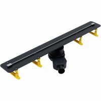 Душевой лоток Allen Brau Liberty 80 с решеткой Нержавеющая сталь арт-9.50002.SS — фото 1, Душевые лотки