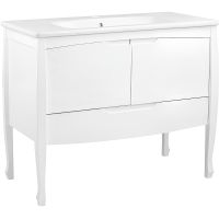 Тумба под раковину Veedi Lord 100 Белая арт-LRD1000T-DR — фото 1, Тумбы под раковину