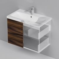 Товар: Тумба под раковину AM.PM Gem 75 подвесная Орех арт-M90FHX0752HF - фото 7 Тумба под раковину AM.PM Gem 75 подвесная Орех арт-M90FHX0752HF — фото 7, Тумбы под раковину