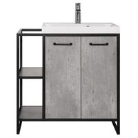 Тумба под раковину Style Line Лофт Classic 60/80 Бетон арт-ЛС-000010019 — фото 1, Тумбы под раковину