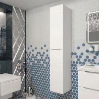 Шкаф пенал Opadiris Элеганс 30 R Белый матовый арт-00-00000462 — фото 2, Пеналы для ванной комнаты