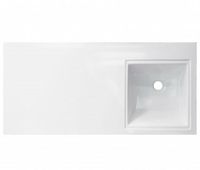 Раковина Эстет Даллас 100 R с местом под стиральную машину Белая арт-ФР-00002062 — фото 2, Раковины на стиральную машину