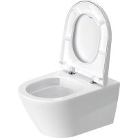 Унитаз Duravit D-Neo подвесной с сиденьем Микролифт арт-45770900A1 — фото 5, Подвесные унитазы