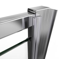 Душевая дверь Vincea Intra 80 профиль Хром стекло шиншилла арт-VDP-1I7080CH — фото 7, Распашные душевые двери