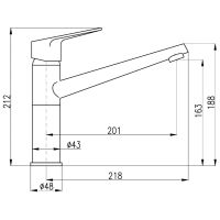 Товар: Смеситель для кухни Rav Slezak Victoria Хром арт-VI204.5 - фото 5 Смеситель для кухни Rav Slezak Victoria Хром арт-VI204.5 — фото 5, Смесители для кухни