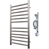 Электрический полотенцесушитель Point Аврора П12 400x800 левый/правый Хром арт-PN10148SE — фото 1, Электрические полотенцесушители