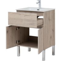 Товар: Тумба под раковину Aquanet Алвита New 60 Дуб веллингтон белый арт-277549 - фото 9 Тумба под раковину Aquanet Алвита New 60 Дуб веллингтон белый арт-277549 — фото 9, Тумбы под раковину