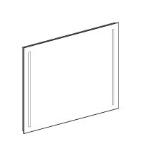 Товар: Зеркало Geberit Option 80 с подсветкой арт-500.588.00.1 - фото 9 Зеркало Geberit Option 80 с подсветкой арт-500.588.00.1 — фото 9, Зеркала в ванную комнату