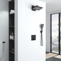 Товар: Душевая система Vincea Inspire Черная матовая арт-VSFW-421I4MB - фото 2 Душевая система Vincea Inspire Черная матовая арт-VSFW-421I4MB — фото 2, Встраиваемые душевые комплекты