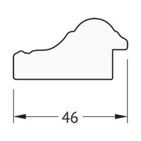 Зеркало Evoform Definite 82х62 в багетной раме - Бусы золотые 46 мм арт-BY 1007 — фото 5, Зеркала в ванную комнату