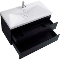 Тумба под раковину Cezares Molveno 80 подвесная Nero арт-MOLVENO-80-2C-SO-NR — фото 3, Тумбы под раковину
