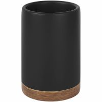Стакан для зубных щеток WasserKRAFT Vils Черный арт-K-6128 — фото 1, Стаканы для зубных щеток