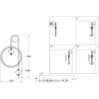 Настенный светильник Crystal Lux Rodrigo AP20W Led Black Gold Белый Золото Черный арт-RODRIGO AP20W LED BLACK/GOLD — фото 6, Бра