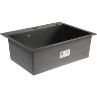 Кухонная мойка Aflorn Premium 60 Графит арт-AF96045F — фото 2, Кухонные мойки