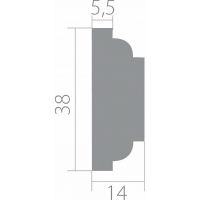 Молдинг Ultrawood 2440x38x14 мм арт-U 007 — фото 3, Молдинги