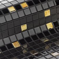 Стеклянная мозаика Ezarri Cocktail 31,3х49,5 см арт-Eclipse — фото 1, Мозаика