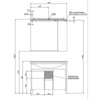 Тумба под раковину Aquanet Донна 100 Белый дуб Белая арт-274164 — фото 9, Тумбы под раковину