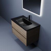 Тумба под раковину Sancos Cento 80 подвесная Карпатская ель арт-CN80KE — фото 8, Тумбы под раковину