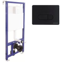 Товар: Комплект унитаза Vincea Evo Rimless VT1-34S с инсталляцией Berges Novum D5 040235 с сиденьем Микролифт и Черной матовой клавишей смыва арт-VT1-34S+040235 - фото 7 Комплект унитаза Vincea Evo Rimless VT1-34S с инсталляцией Berges Novum D5 040235 с сиденьем Микролифт и Черной матовой клавишей смыва арт-VT1-34S+040235 — фото 7, Комплекты унитаз + инсталляция