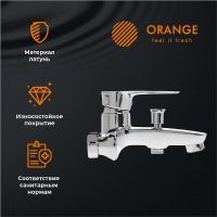 Смеситель для ванны Orange Mari Хром арт-M07-100cr — фото 3, Смеситель для ванны