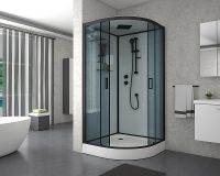 Душевая кабина Niagara Premium 100x100 NG-6902-01 Black без гидромассажа арт-69020134BLACK — фото 2, Душевые кабины