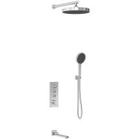 Товар: Душевая система Vincea Inspire с термостатом Хром арт-VSFW-433TI2CH - фото 2 Душевая система Vincea Inspire с термостатом Хром арт-VSFW-433TI2CH — фото 2, Встраиваемые душевые комплекты