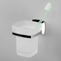 Стакан для зубных щеток WasserKRAFT Wern Хром арт-K-2528 — фото 2, Стаканы для зубных щеток