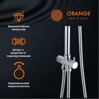 Душевая система Orange Хром арт-S11cr — фото 4, Душевые стойки