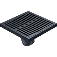 Душевой трап Orange 100x100 с Черной матовый решеткой арт-TR01-007b — фото 2, Трапы для душа