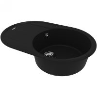 Товар: Кухонная мойка Lemark Lacha 720 Антрацит арт-9910055 - фото 2 Кухонная мойка Lemark Lacha 720 Антрацит арт-9910055 — фото 2, Кухонные мойки