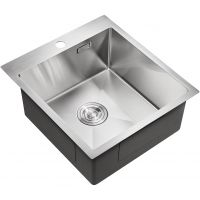 Кухонная мойка Milacio Denia 46 Нержавеющая сталь арт-MC.77470 — фото 1, Кухонные мойки