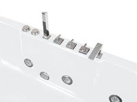 Акриловая ванна Ceruttispa С-403A L 170x80 с гидромассажем арт-10350 — фото 2, Акриловые ванны