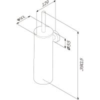 Ершик для унитаза AM.PM Sense L Сталь арт-A7433600 — фото 7, Ершики для унитаза