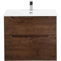 Тумба под раковину BelBagno Etna-H60 80 подвесная Rovere Moro арт-ETNA-H60-800-2C-SO-RW-P — фото 1, Тумбы под раковину