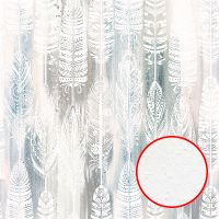 Фреска Ortograf Levity 33376 Фактура бархат FX Флизелин (2,7*2,7) Бежевый/Синий/Белый, Перья арт-33376 (бархат FX) — фото 1, Фрески