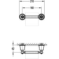 Держатель туалетной бумаги Swedbe Terracotta Art Терракота арт-2547 — фото 2, Держатели туалетной бумаги