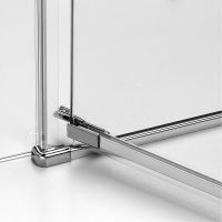 Душевой уголок New Trendy Avexa Chrome 120х110 L профиль Хром стекло прозрачное арт-EXK-1511 — фото 9, Прямоугольные душевые уголки