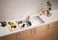 Кухонная мойка Alveus Basic 150 NAT-90 780x435 Натуральная сталь арт-1136532 — фото 2, Кухонные мойки