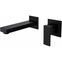 Смеситель для раковины Abber Daheim Черный матовый арт-AF8212B — фото 1, Смесители для раковины