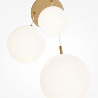 Подвесной светильник Maytoni Modern Basic form Белый Золото арт-MOD321PL-03G1 — фото 3, Подвесные светильники