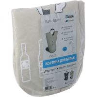 Корзина для белья Fixsen Бежевая арт-FX-1012 — фото 2, Корзины для белья