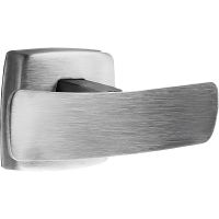 Двойной крючок Nofer Classic Нержавеющая сталь матовая арт-09017.S — фото 1, Крючки для полотенец