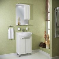 Товар: Тумба под раковину Runo Монро 55 Белая арт-00-00000457 - фото 5 Тумба под раковину Runo Монро 55 Белая арт-00-00000457 — фото 5, Тумбы под раковину