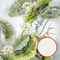 Фреска Ortograf Grafika Natura 31521 Фактура флок FLK Флизелин (2,7*2,7) Зеленый/Серый, Цветы/Листья/Птицы арт-31521 (флок FLK) — фото 1, Фрески